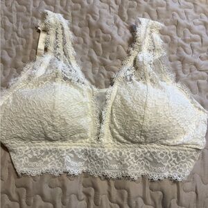 Aerie Lace Bralette in Cream